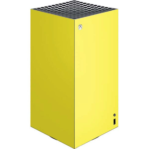 Yellow XBox Series X Digital Edition Console Skin